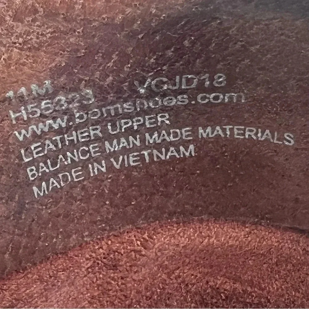 COPY - Born Brown Leather Lace Up Comfort Oxford Shoes Size 11